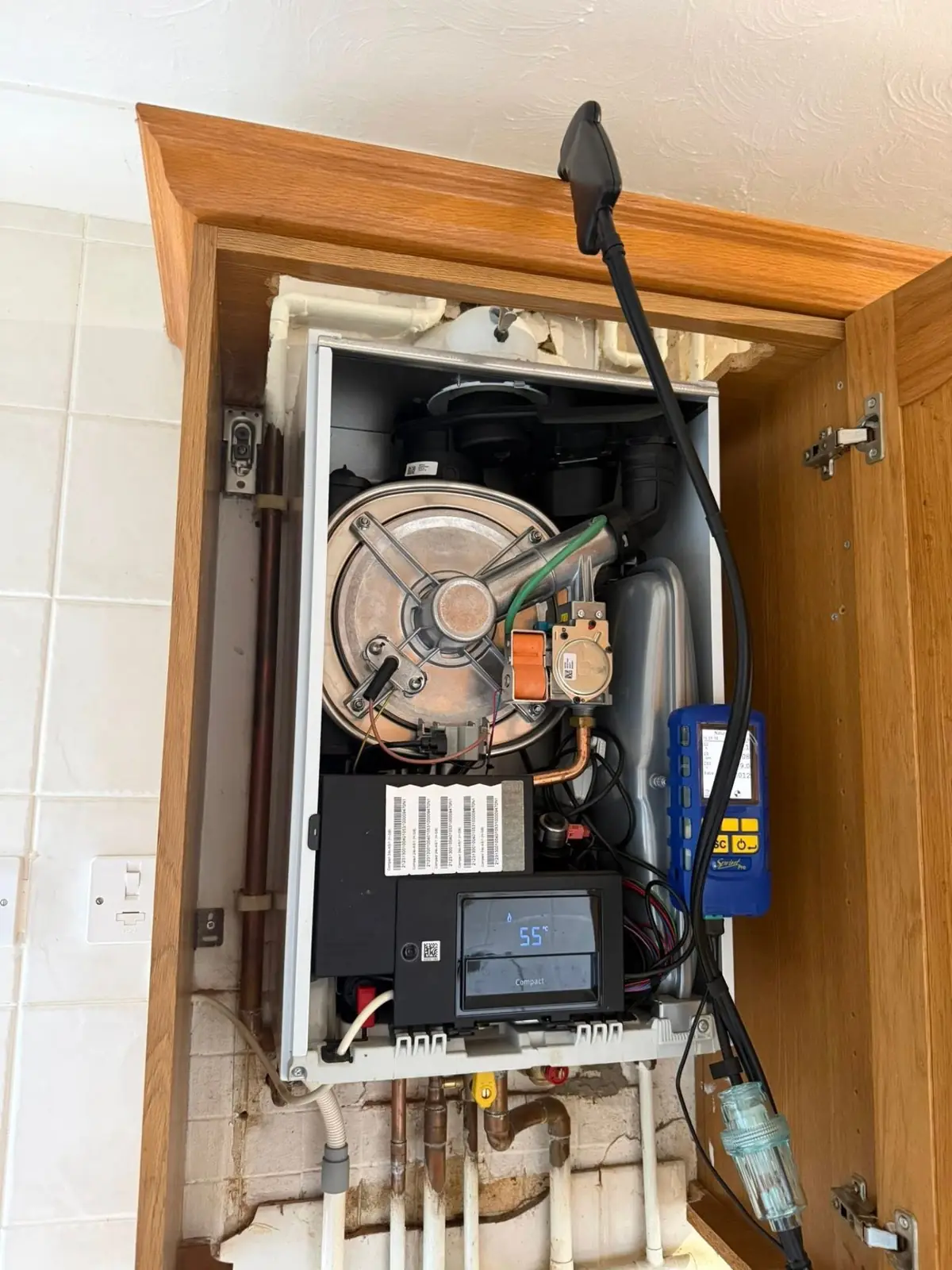 Flue Gas Analyser Test in Kettering